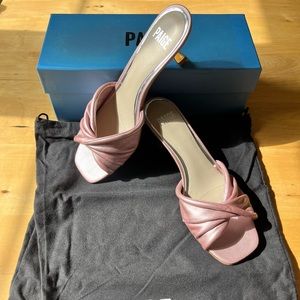 Paige Mia Mule, Rose Leather